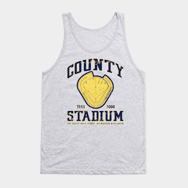 Milwaukee County Stadium Tank Top by wifecta